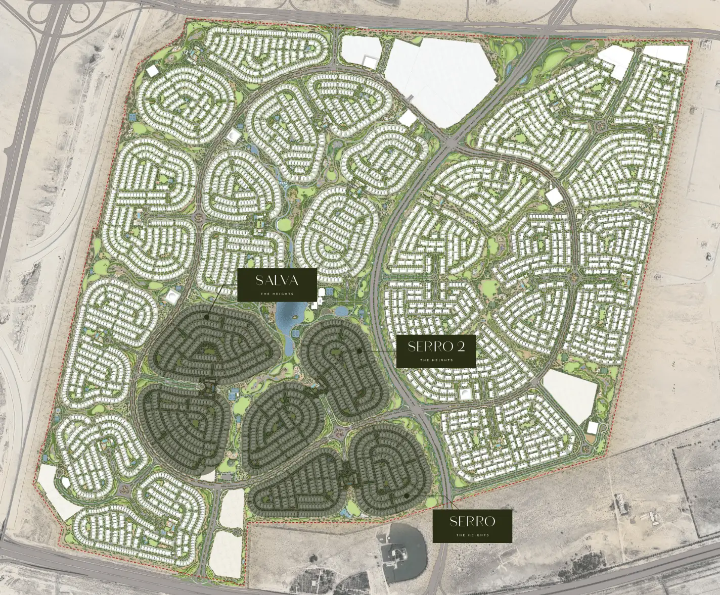 The Heights Country Club and Wellness masterplan by Emaar